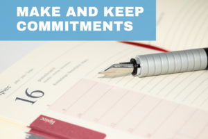 Make And Keep Commitment