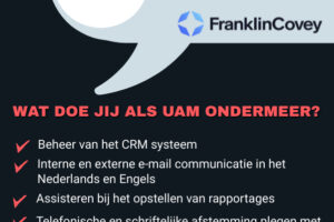 VACATURE: Uitvoerend Administratief Medewerker (UAM)